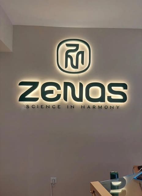 Zenas iç mekân logo uygulaması